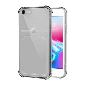 Microsonic Apple iPhone 7 Card Slot Shock Siyah Cep Telefonu Kılıfı