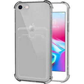 Microsonic Apple iPhone 7 Card Slot Shock Siyah Cep Telefonu Kılıfı