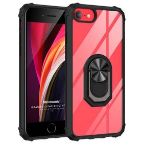 Microsonic Apple iPhone 7 Grande Clear Ring Holder Lacivert Cep Telefonu Kılıfı