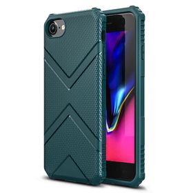 Microsonic Apple iPhone 7 - iPhone 8 Karbon Desenli Gold Kılıf