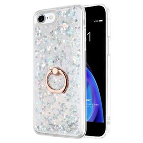 Microsonic Apple iPhone 7 - iPhone 8 Karbon Desenli Gümüş Kılıf