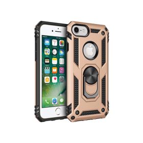Microsonic Apple iPhone 7 Military Ring Holder Gold Kılıf