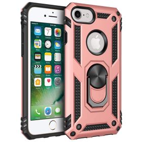 Microsonic Apple iPhone 7 Military Ring Holder Rose Gold Kılıf