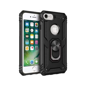 Microsonic Apple iPhone 7 Military Ring Holder Siyah Kılıf