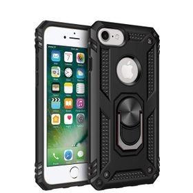 Microsonic Apple iPhone 7 Military Ring Holder Siyah Kılıf