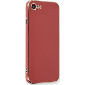 Microsonic Apple iPhone 7 Olive Plated Kırmızı Cep Telefonu Kılıfı
