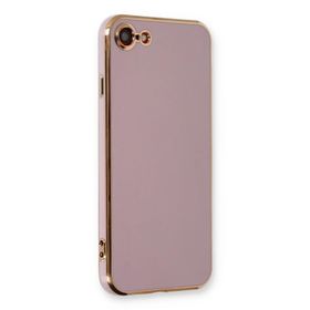 Microsonic Apple iPhone 7 Olive Plated Lila Cep Telefonu Kılıfı