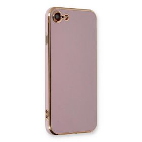 Microsonic Apple iPhone 7 Olive Plated Lila Cep Telefonu Kılıfı