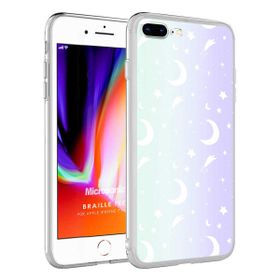 Microsonic Apple iPhone 7 Plus Braille Feel Moon Cep Telefonu Kılıfı