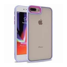 Microsonic Apple iPhone 7 Plus Bright Planet Lila Cep Telefonu Kılıfı