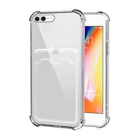 Microsonic Apple iPhone 7 Plus Card Slot Shock Şeffaf Telefon Kılıfı