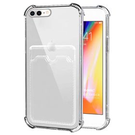 Microsonic Apple iPhone 7 Plus Card Slot Shock Şeffaf Telefon Kılıfı