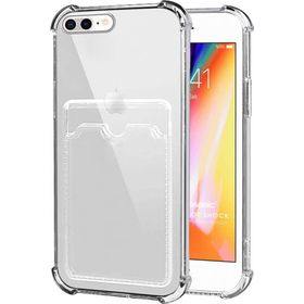 Microsonic Apple iPhone 7 Plus Card Slot Shock Şeffaf Telefon Kılıfı