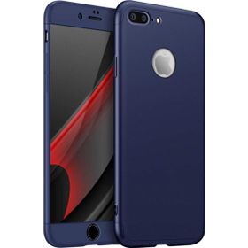Microsonic Apple iPhone 7 Plus Double Dip 360 Protective Lacivert Kılıf