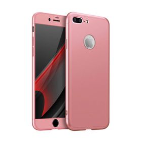 Microsonic Apple iPhone 7 Plus Double Dip 360 Protective Rose Gold Kılıf