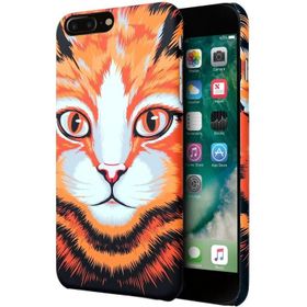 Microsonic Apple iPhone 7 Plus iPhone 8 Plus Kedi Desenli Kılıf