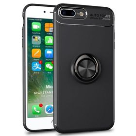 Microsonic Apple iPhone 7 Plus Kickstand Ring Holder Kırmızı Cep Telefonu Kılıfı