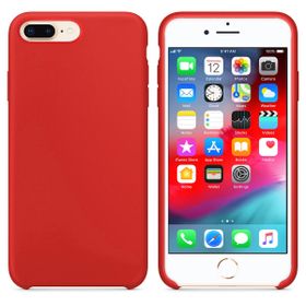 Microsonic Apple iPhone 7 Plus Liquid Lansman Silikon Kırmızı Cep Telefonu Kılıfı