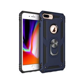 Microsonic Apple iPhone 7 Plus Military Ring Holder Lacivert Kılıf