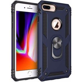 Microsonic Apple iPhone 7 Plus Military Ring Holder Lacivert Kılıf