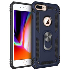 Microsonic Apple iPhone 7 Plus Military Ring Holder Lacivert Kılıf