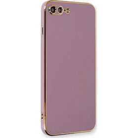Microsonic Apple iPhone 7 Plus Olive Plated Lila Cep Telefonu Kılıfı