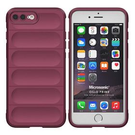 Microsonic Apple iPhone 7 Plus Oslo Prime Bordo Cep Telefonu Kılıfı