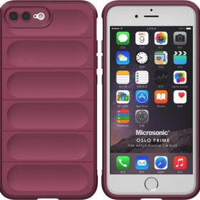 Microsonic Apple iPhone 7 Plus Oslo Prime Bordo Cep Telefonu Kılıfı