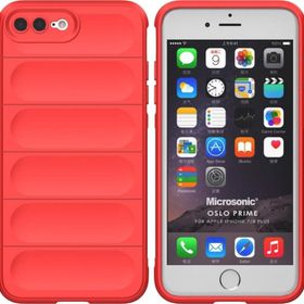 Microsonic Apple iPhone 7 Plus Oslo Prime Kırmızı Cep Telefonu Kılıfı