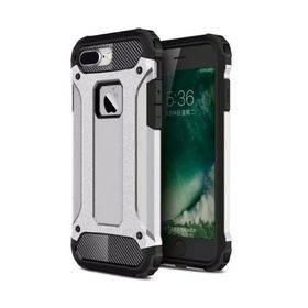 Microsonic Apple iPhone 7 Plus Rugged Armor Gümüş Kılıf