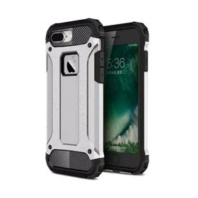 Microsonic Apple iPhone 7 Plus Rugged Armor Gümüş Kılıf