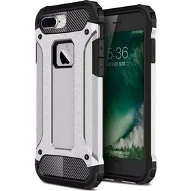 Microsonic Apple iPhone 7 Plus Rugged Armor Gümüş Kılıf