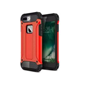 Microsonic Apple iPhone 7 Plus Rugged Armor Kırmızı Kılıf