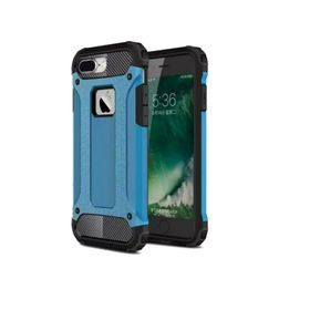 Microsonic Apple iPhone 7 Plus Rugged Armor Mavi Kılıf