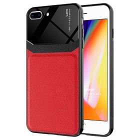 Microsonic Apple iPhone 7 Plus Uniq Leather Kırmızı Cep Telefonu Kılıfı