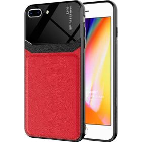Microsonic Apple iPhone 7 Plus Uniq Leather Kırmızı Cep Telefonu Kılıfı