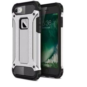 Microsonic Apple iPhone 7 Rugged Armor Gümüş Kılıf