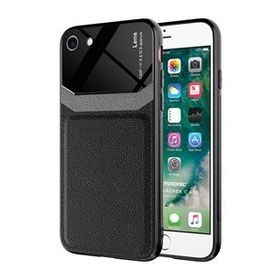 Microsonic Apple iPhone 7 Uniq Leather Siyah Cep Telefonu Kılıfı