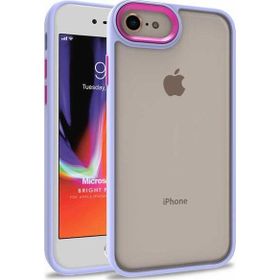 Microsonic Apple iPhone 8 Bright Planet Lila Cep Telefonu Kılıfı