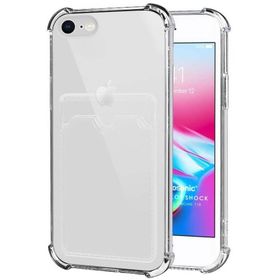 Microsonic Apple iPhone 8 Card Slot Shock Şeffaf Telefon Kılıfı