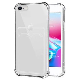 Microsonic Apple iPhone 8 Card Slot Shock Şeffaf Telefon Kılıfı