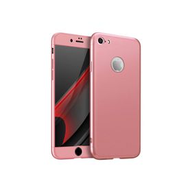 Microsonic Apple iPhone 8 Double Dip 360 Protective Gold Kılıf