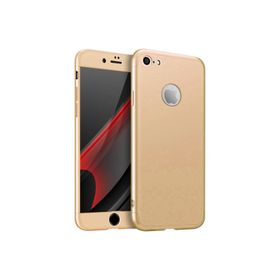 Microsonic Apple iPhone 8 Double Dip 360 Protective Gold Kılıf