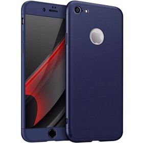Microsonic Apple iPhone 8 Double Dip 360 Protective Lacivert Kılıf