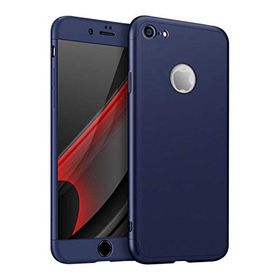 Microsonic Apple iPhone 8 Double Dip 360 Protective Lacivert Kılıf