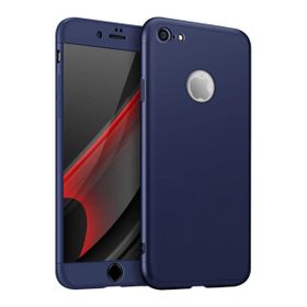 Microsonic Apple iPhone 8 Double Dip 360 Protective Lacivert Kılıf