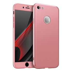 Microsonic Apple iPhone 8 Double Dip 360 Protective Rose Gold Kılıf