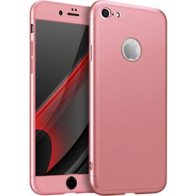 Microsonic Apple iPhone 8 Double Dip 360 Protective Rose Gold Kılıf