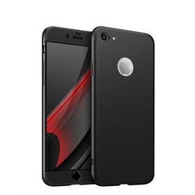 Microsonic Apple iPhone 8 Double Dip 360 Protective Siyah Kılıf