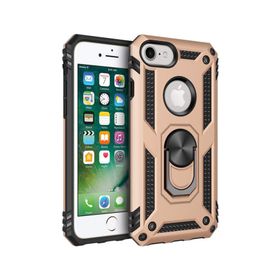 Microsonic Apple iPhone 8 Military Ring Holder Gold Kılıf